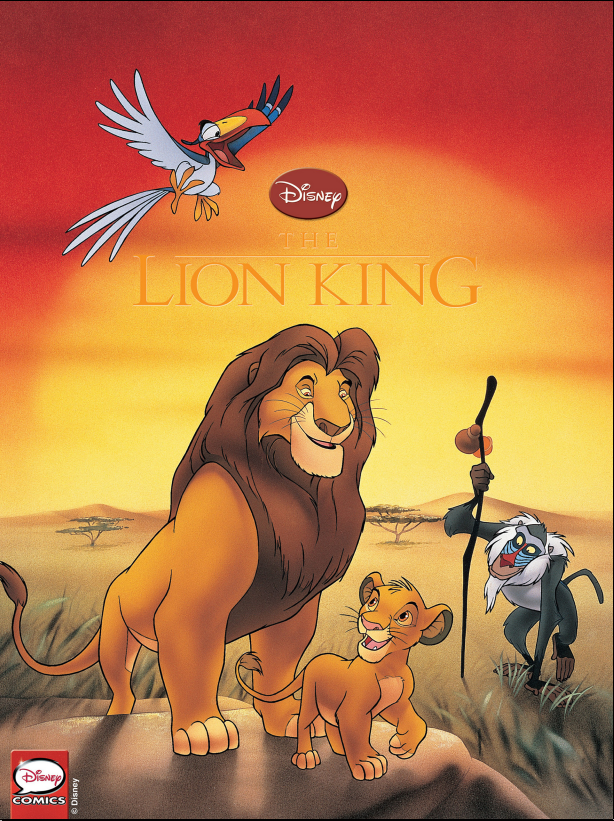 迪士尼动画英语绘本《狮子王The Lion King》英文版，PDF格式，百度网盘下载！-橙子启蒙英语